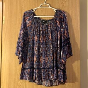 Boho tunic Sz L NWOT